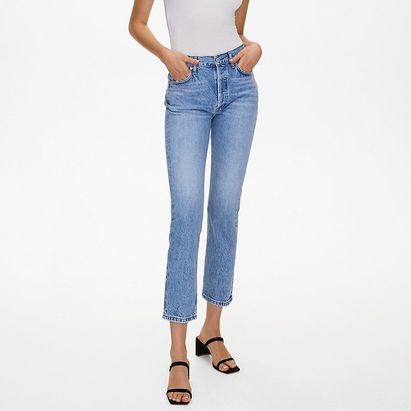 Agolde Denim - AGOLDE Riley High Rise Blur